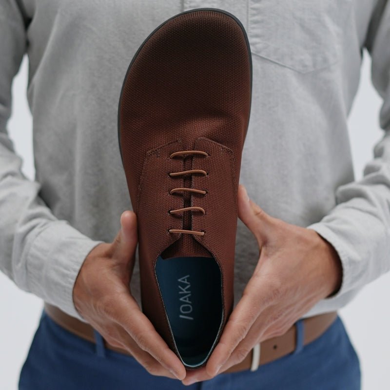 OAKA Barefoot Derby Dress Shoes - Main Image
